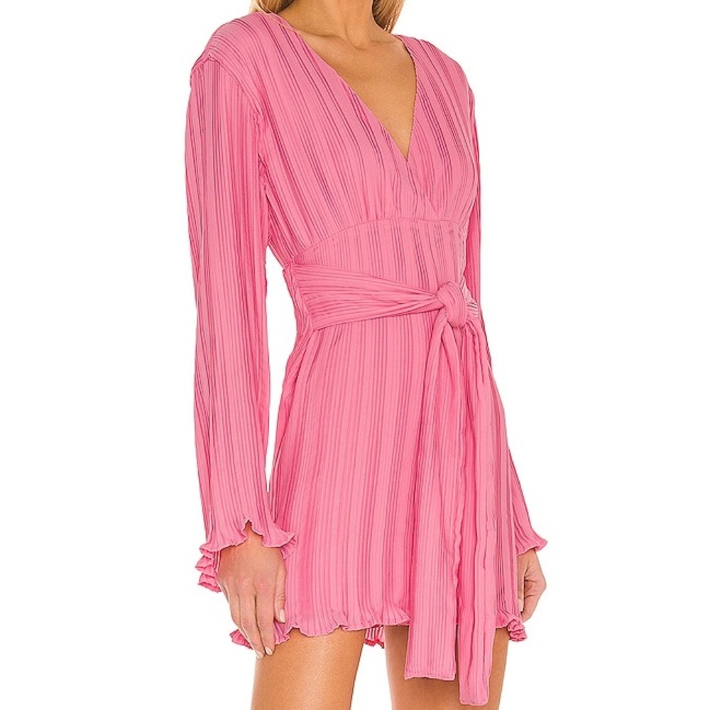 REVOLVE Lovers and Friends Bernice Plisse Mini Dress - Picture 2 of 8
